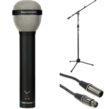 Beyerdynamic M 88 Dynamic Microphone with Stand and Cable - Hypercardioid