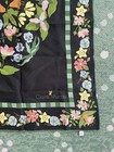 Claire Murray Springtime Fantasy Silk Scarf Square 34 x 34 Hand Rolled Floral — photo 3