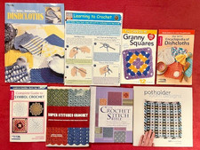 Crochet Pattern Books Lot of 8