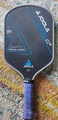 Joola Simone Jardim Hyperion C2 CFS 16 mm Pickleball Paddle Power Carbon Black