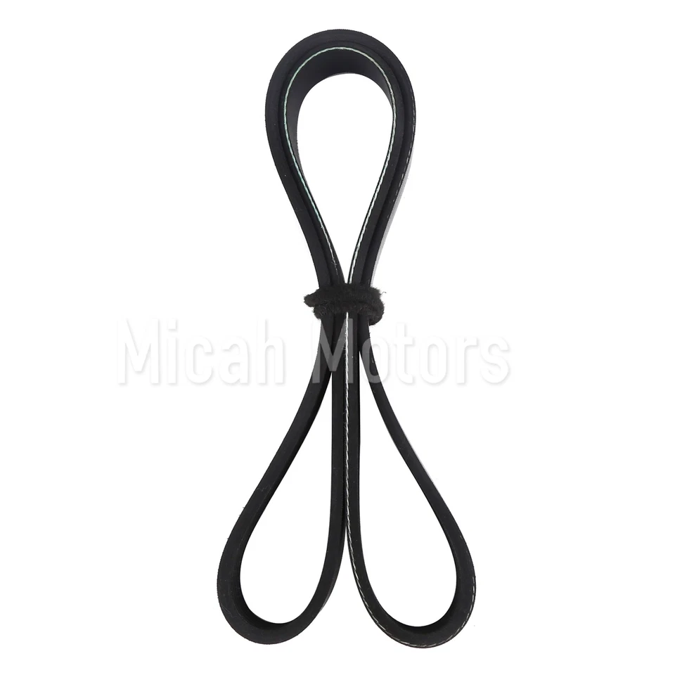 EPDM Serpentine Belt AC Fit for 1987 Porsche 944 2.5L GAS SOHC DOHC 6PK990 - Image 3 of 4