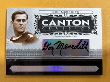 2006 PLAYOFF DON MEREDITH CANTON CLASSICS AUTOGRAPH 13/99