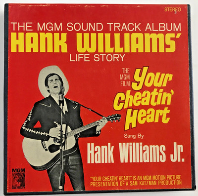 7-1/2ips Hank Williams Story Soundtrack  You're Cheatin' Heart   Reel Tape