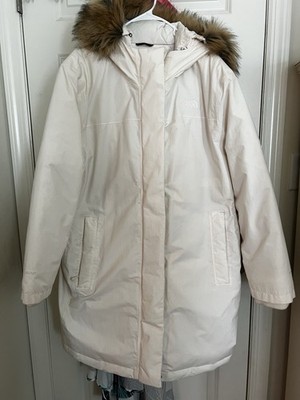  The North Face Women's Plus Size 3x Arctic Down Parka Gardenia White  