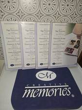 NEW 2004 Creative Memories 8.5x11 SCRAPBOOK ALBUM Page Protectors 8 1/2 x 11 LOT