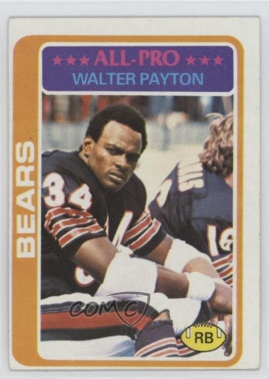 1978 Topps All-Pro Walter Payton #200 HOF 1er3