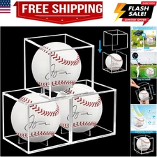 Baseball Display Case, UV Protected Baseball Holder Display Case for Official...