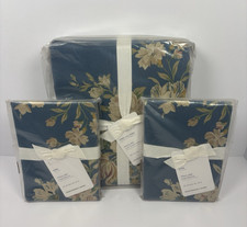 Pottery Barn Pauline Floral King Duvet Cover  2 King Shams Set