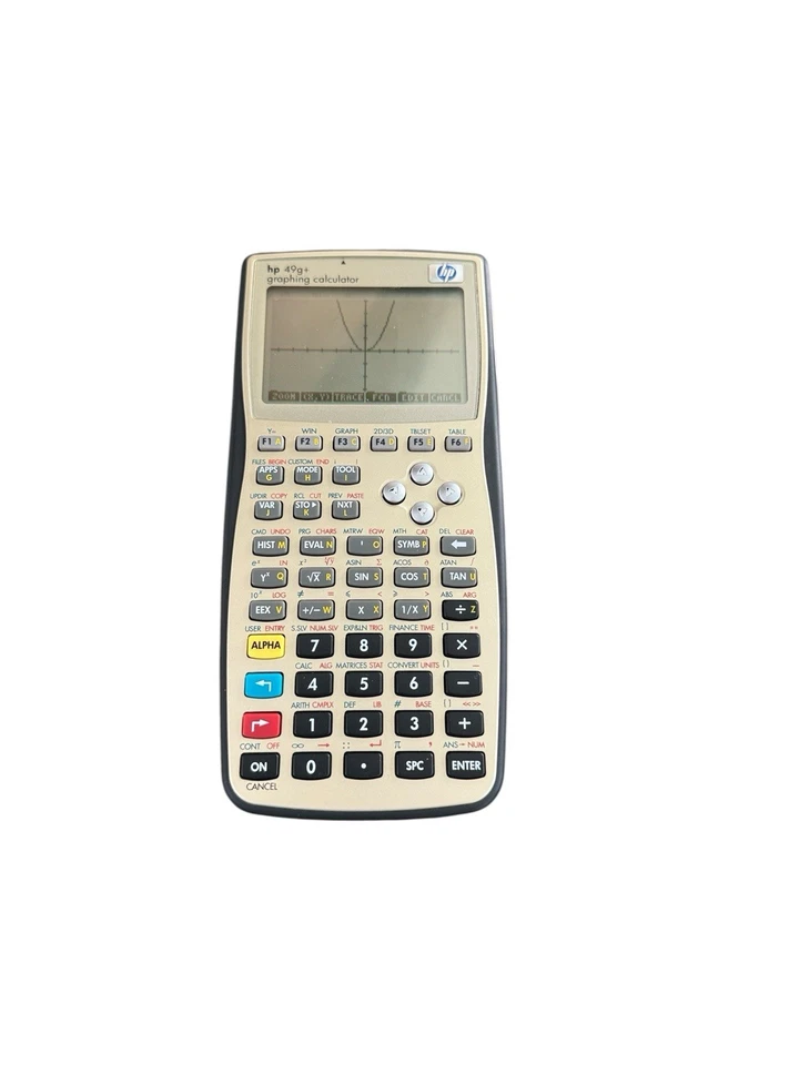 HP 49g+ Graphing Calculator Complete Set Works Great Read Description Sold As Is - Image 3 of 4