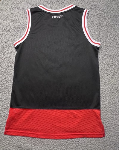E 1 maglia basket in rete poliestere ragazzo grande taglia large 10/12 - Foto 3 di 10