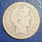 1896-S Barber Half Dollar Key Date