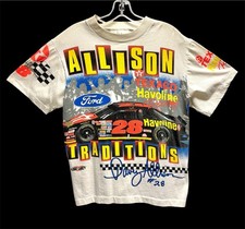 1993 Vintage NASCAR # 28 Davy Allison Size M T-Shirt Preferred Sportswear Inc.