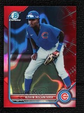 2022 Bowman Chrome Prospects Red Lava Refractor 2/5 Kevin Alcantara #BCP-31 1n2n