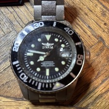 INVICTA TITANIUM PRO DIVER NH35A AUTOMATIC 200M 45MM MODEL 0420 Pre-owned