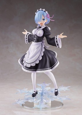 Taito ReZero AMP Rem Figure Winter Maid Image ver. Multi-Color Japan Anime