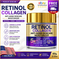 Retinol Collagen Moisturizing Cream 60g/2.12oz - Face Cream with Hyaluronic Acid