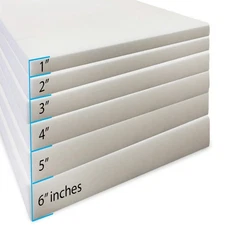 24"x72" Upholstery High Density Foam 1-6"Thickness Replacement Home Auto Crafts