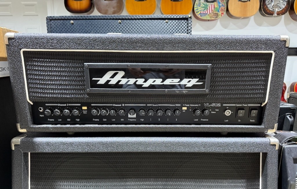 1990's Ampeg VL-502 50w Head by Lee Jackson using his High Gain channel !