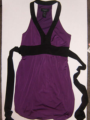 macy's black and pink dress Womens Juniors Macys Forever 21 Dress S Purple Black Colorblock Formal $58!