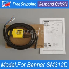 New In Box Mini-Beam Photoelectric Sensor 25619 10-30VDC For Banner SM312D