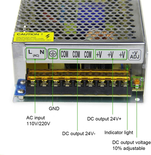 ALITOVE DC 24V 10A 240W Power Supply Adapter Transformer Switch AC 110V / 220V t - Picture 3 of 11