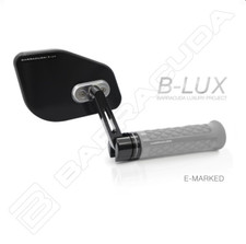 Barracuda 2 Specchi Retrovisori SKIN-Z BAR END B-LUX Universali Omologati Nero