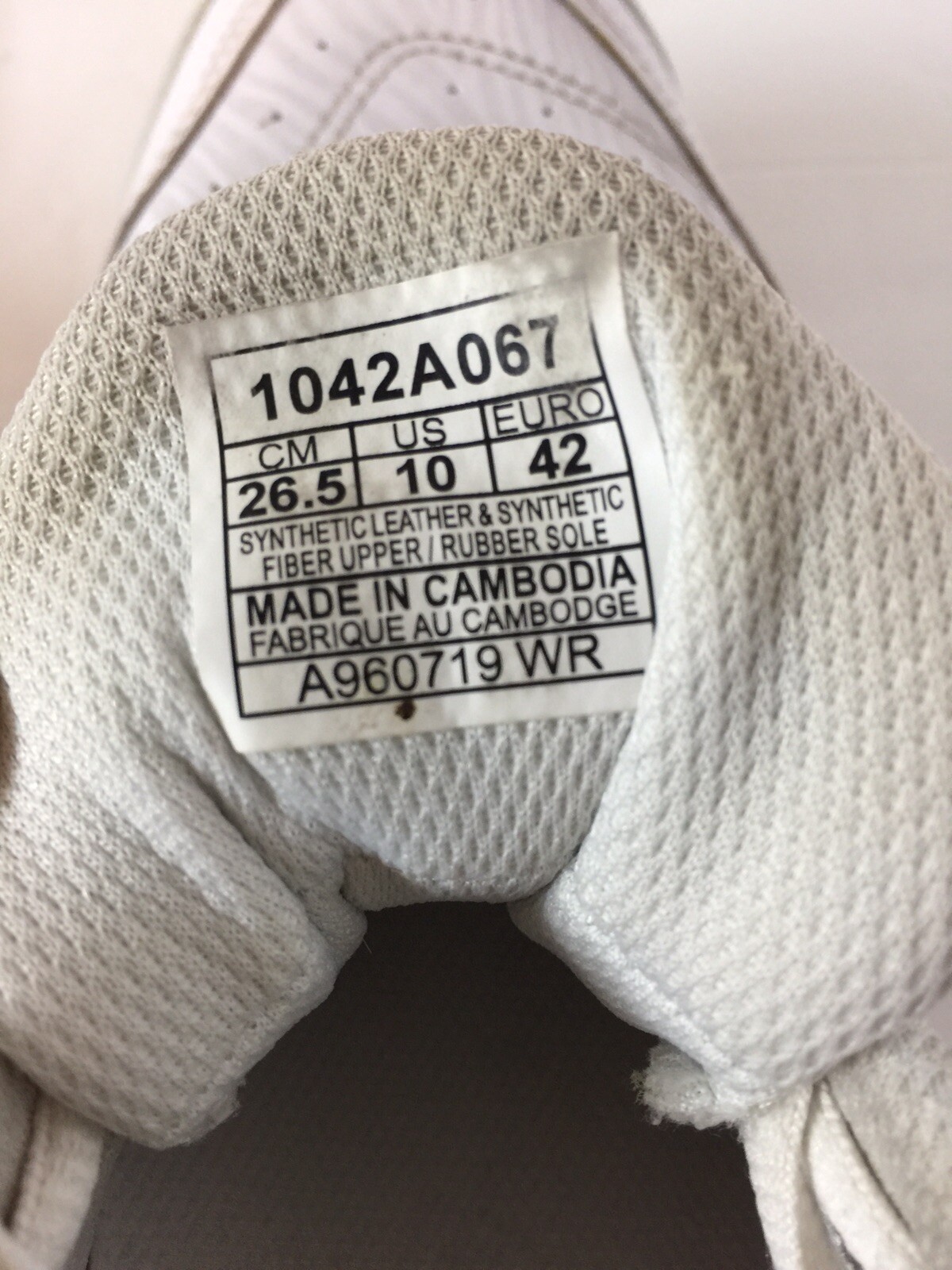 ASICS GEL-Dedicate White/Silver Tennis Shoes Womens Size 10