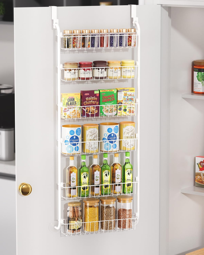 over the Door Pantry Organizers and Storage, 6-Tier Hanging Spice Rack, Home & K - Picture 12 of 12