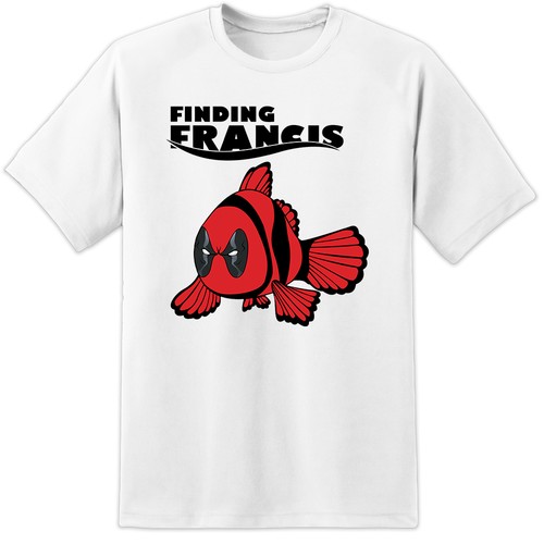 Mens Finding Francis Deadpool Funny Nemo Dory T Shirt Disney Pixar Ladies Kids - Picture 3 of 6