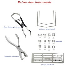 Zahn Rubber Dam instruments