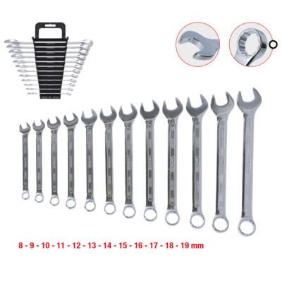 KS TOOLS Ringmaulschlüssel-Satz, abgewinkelt, 12-tlg 8-19mm