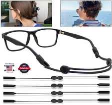 8× Sports Sunglasses Neck Cord Strap Glasses Eyeglass String Lanyard Holder USA