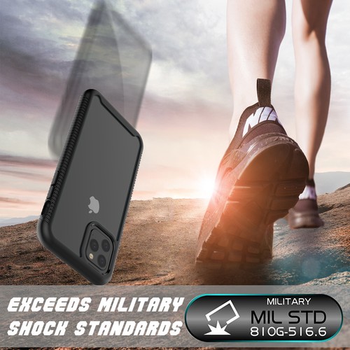 For iPhone 14 13 12 11 Pro Max Case Full Body Hard Clear Cover Screen Protector - Picture 10 of 50