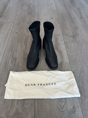 EUC Dear Frances Iris Boot, Black, Size 37, MSRP $690