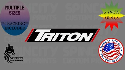 TRITON BOATS Vinyl Decal Graphic Trailer Truck Laptop Bumper Sticker NEW