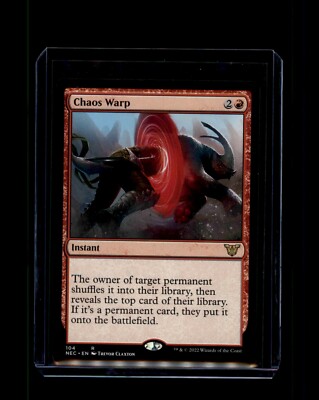 MTG Chaos Warp Rare (R) #104 Commander: Kamigawa Neon Dynasty