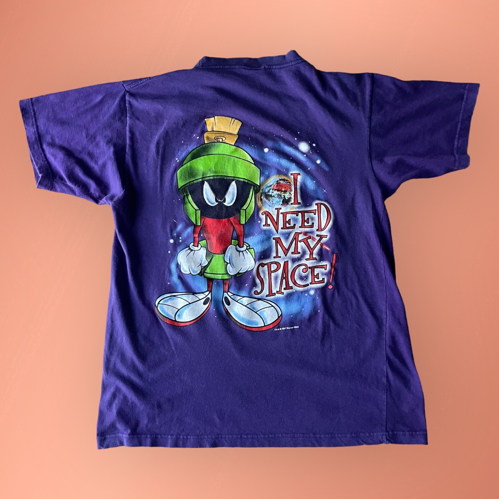 Lot De T-shirts Vintage Années 90 - Marvin Le Martien, Monstre Biscuit, Grover, Oscar, Taille XL