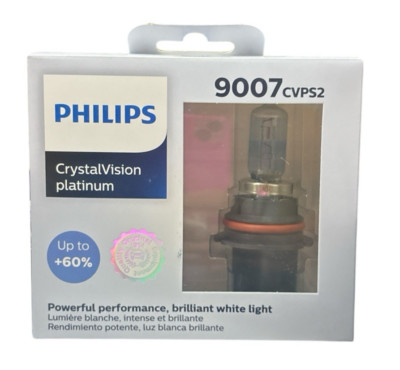 Philips Automotive 9007 CVPS2 CrystalVision Platinum Car Headlight Bulb