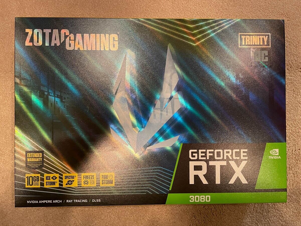 ZOTAC GAMING GeForce RTX 3080 Trinity OC LHR 10GB GDDR6X ZOTAC GAMING GeForce RTX 3080 Trinity OC LHR 10GB GDDR6X