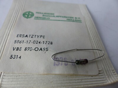 OA95  DIODE AXIAL DO-7 115V 50mA Germanium Point Contact, NOS