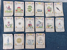 Ancien Rare Tarot Art Divinatoire Allemand Début  XIXe