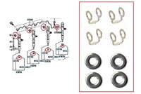FüR Toyota Hilux Pick Up MK6/MK7 2.5TD/3.0TD Einspritzventil Dichtung Scheiben