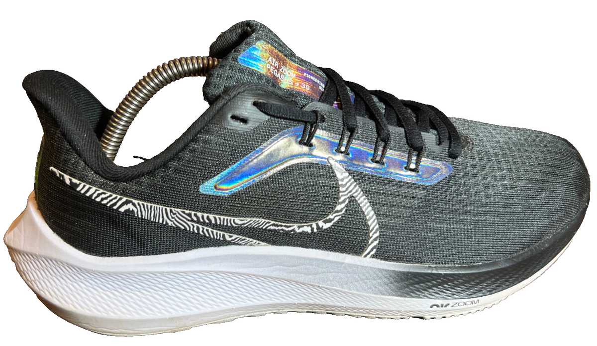 Size 9 - Nike Air Zoom Pegasus 39 Black Zebra Iridescent W for