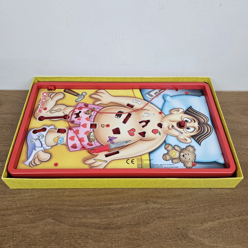 Hasbro B2176 Operation Interactive Board Game Open Box Complete  - Image 4 of 4