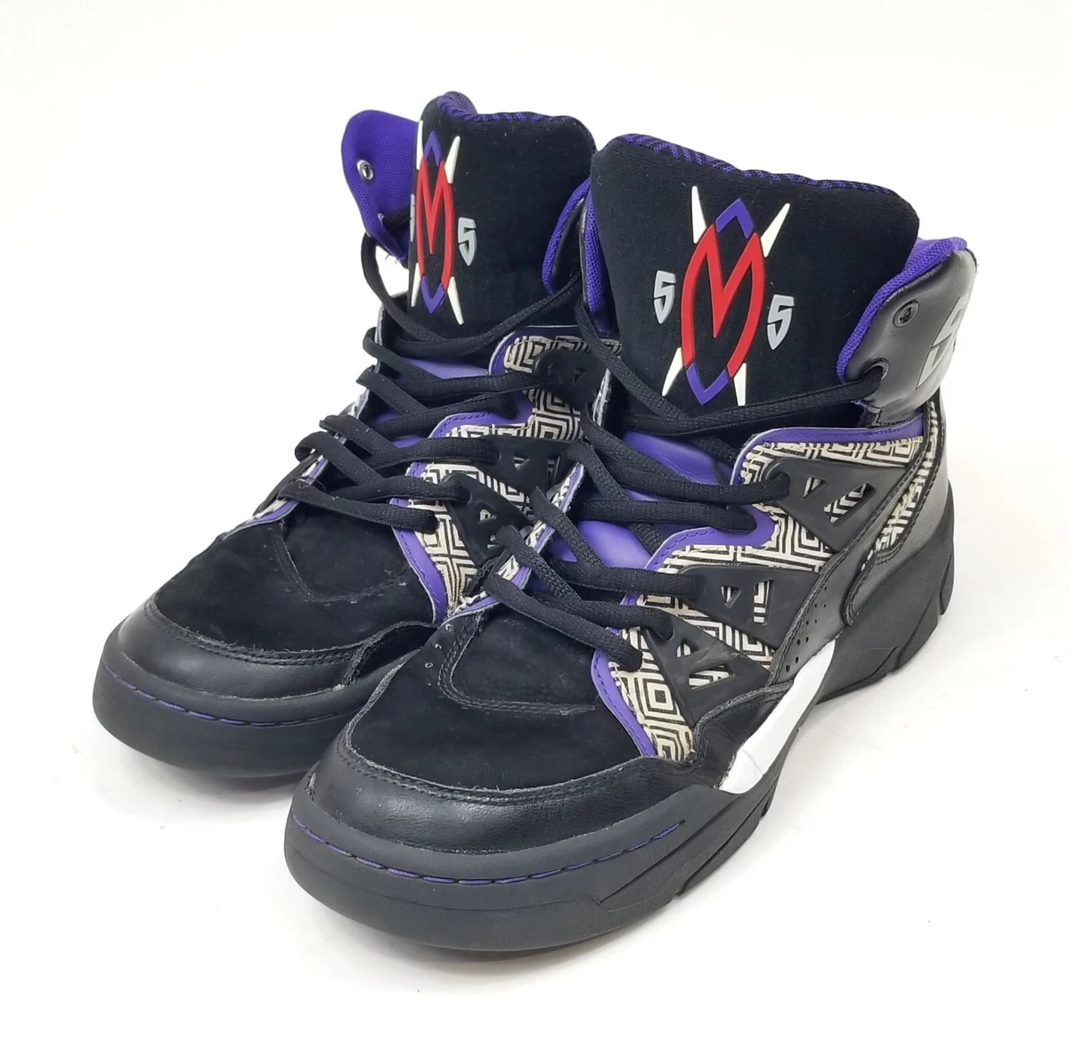 Mutombo Black, Purple Basketball Sneakers (Q33016) Men's Size 11.5 | eBay