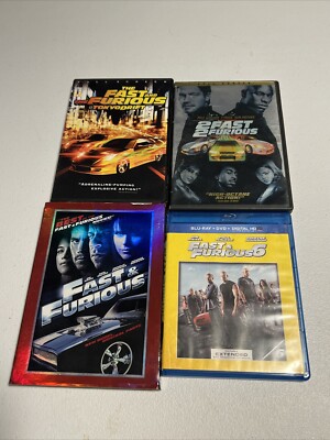 Fast & Furious Movie Lot - (2 Fast 2 Furious, Tokyo Drift, Fast 4