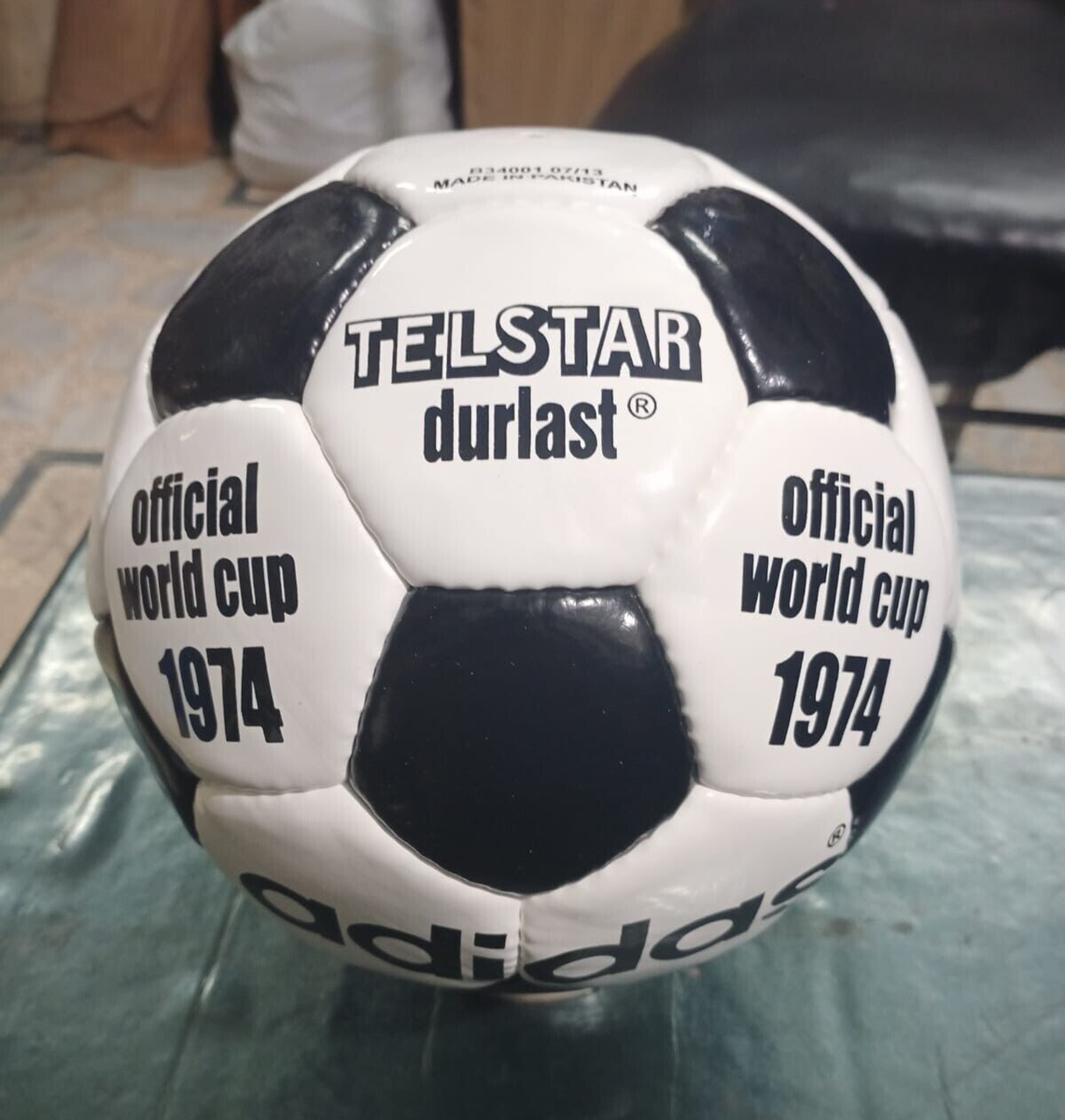 Adidas TELSTAR Durlast FIFA World Cup 1974 Germany Match Soccer