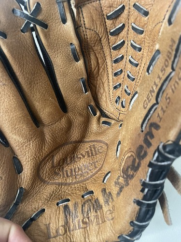 Louisville Slugger 11.5" Youth Baseball Glove GEN1150BM Genesis 1884 Series LHT - Picture 6 of 13