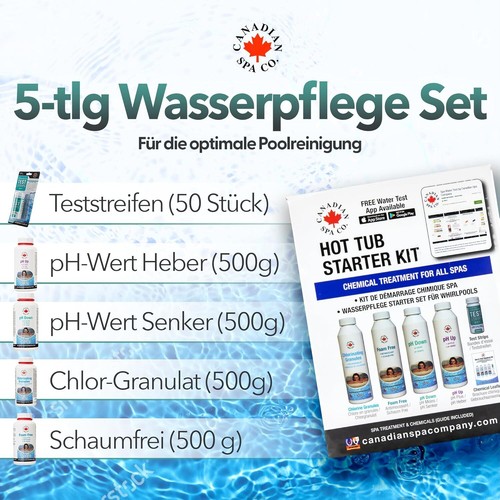 CANADIAN SPA CO. Pool Set, Hot Tub aufblasbar, Starterset Wasserpflege, Spa Ball - Bild 4 von 7