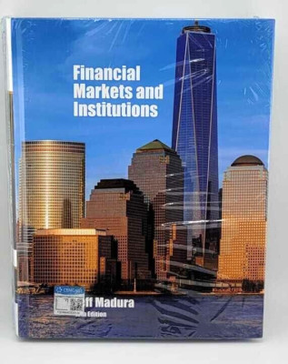 New! Financial Markets & Institutions 12th Ed. Hardcover Jeff Madura ...